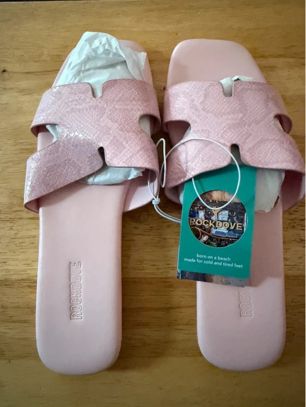 RockDove Women's Solara H-Strap Slide Sandal Size 9